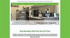 Desktop Screenshot of familydogcenter.com